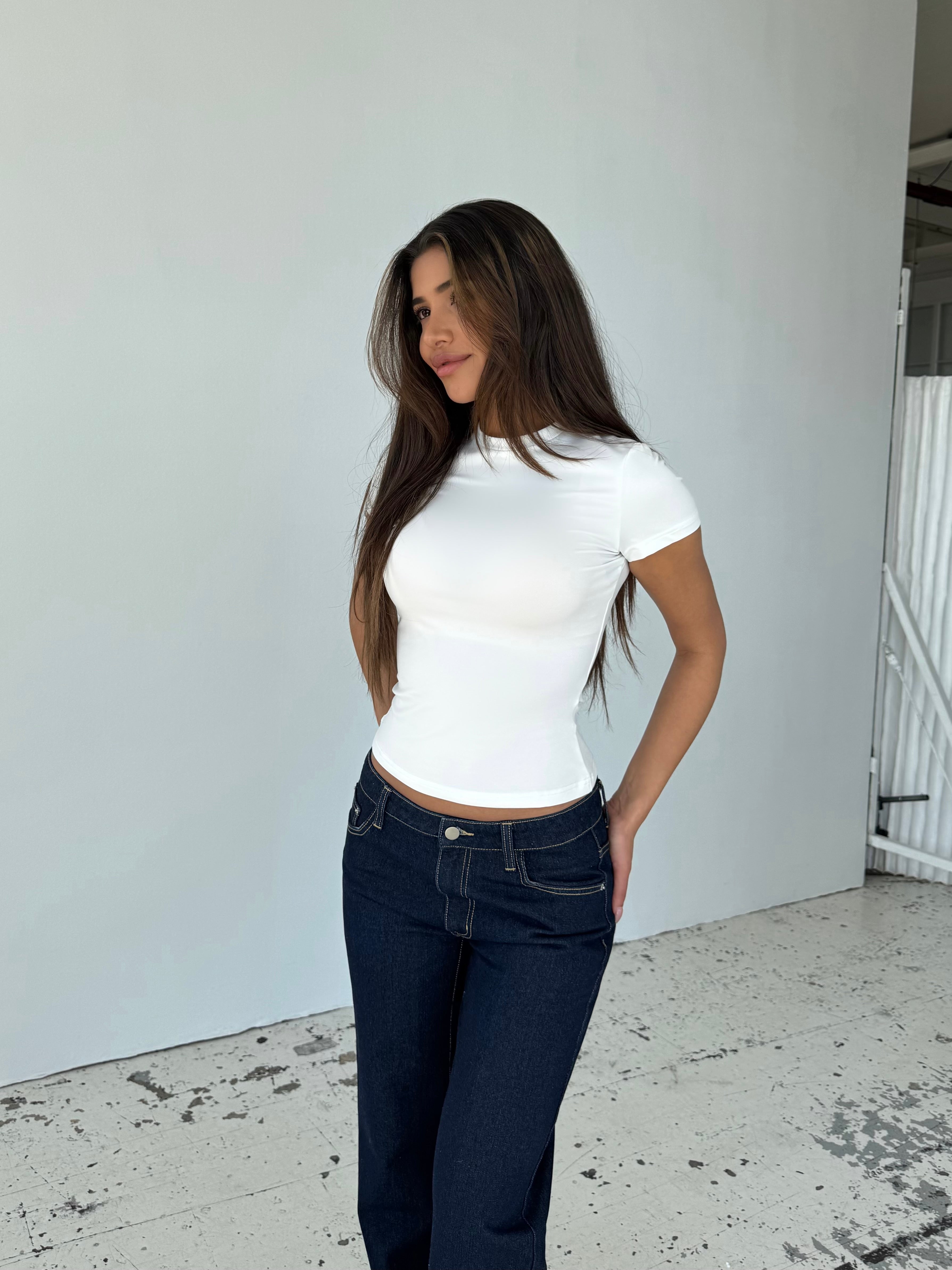 Basic tee - hvid