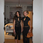 Baia lace top - sort