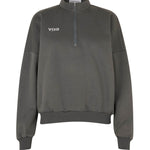 VDB zipper sweatshirt - mørk grå