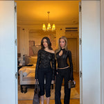 Ayla lace top - sort