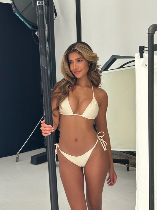 Bikini top - cream