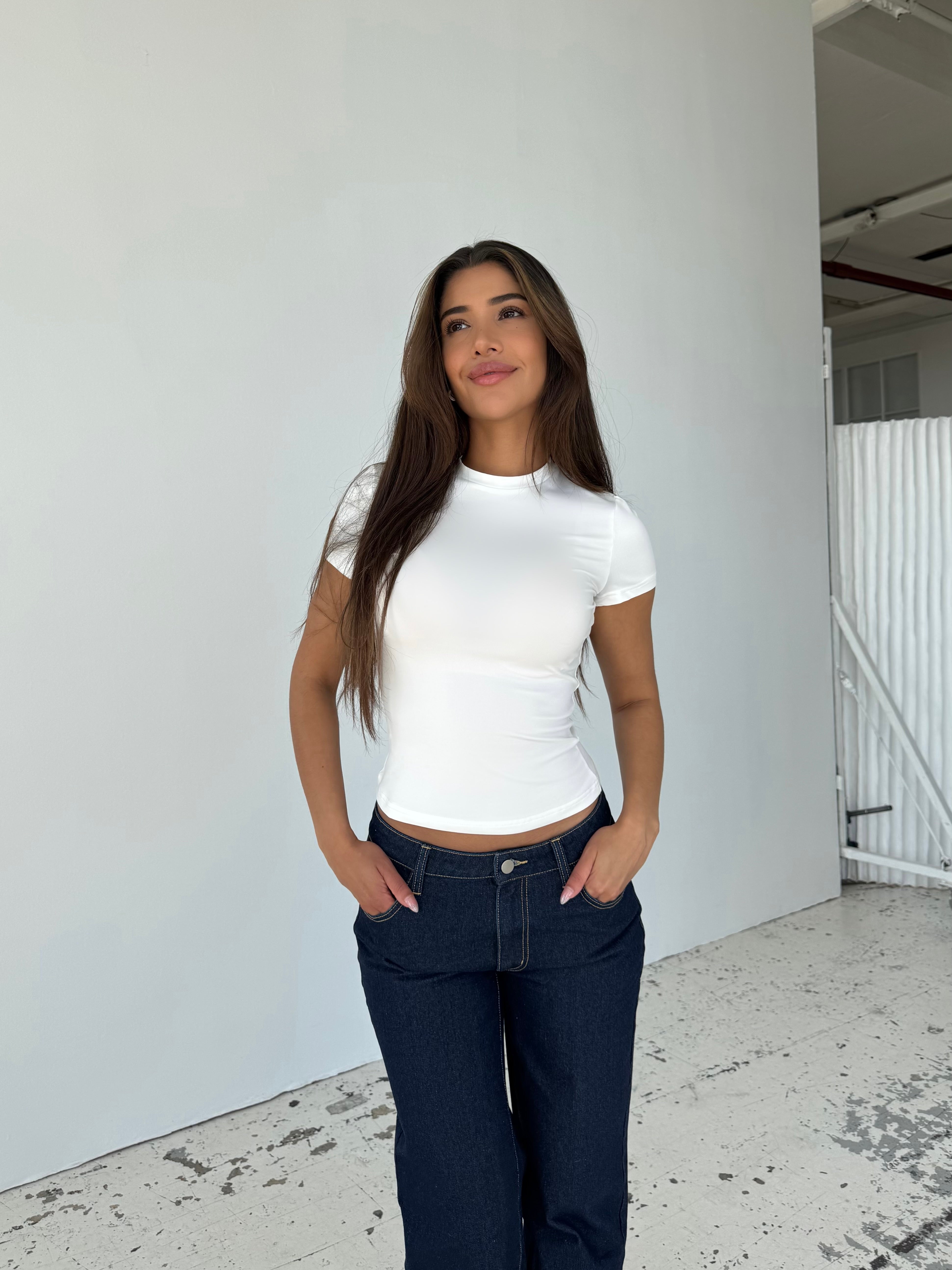 Basic tee - hvid
