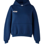 VDB Hoodie - mørk blå (cream logo)